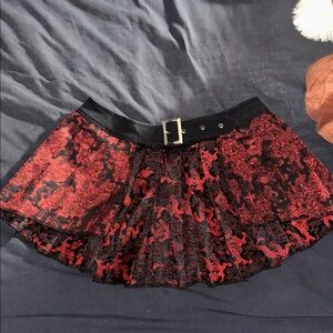 Dragon print skirt